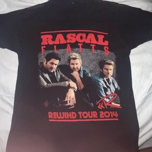 Rascal flatts rewind tour 2014 band tee